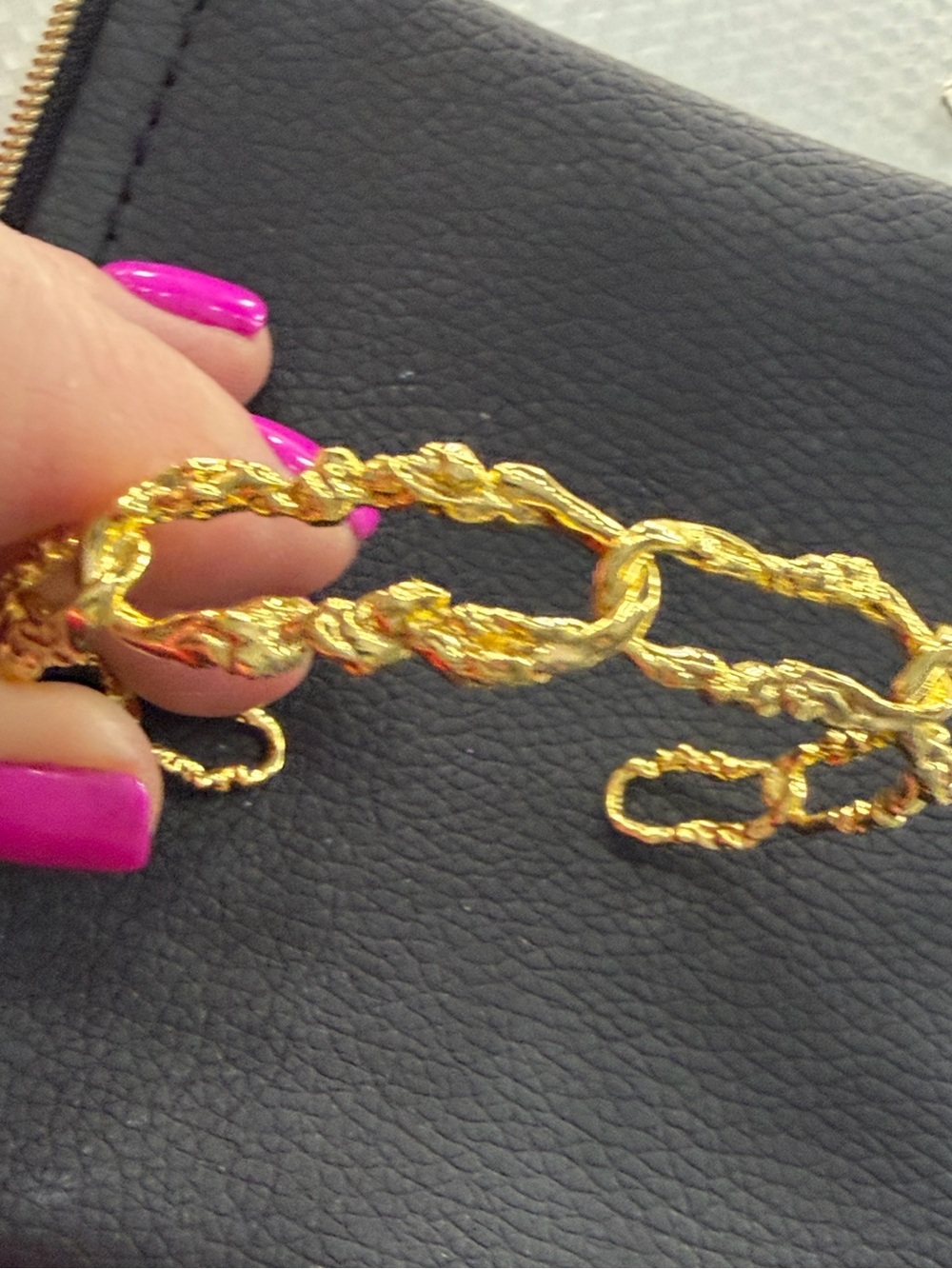 Alexis Bittar Gold-Tone Twisted Chain Bracelet